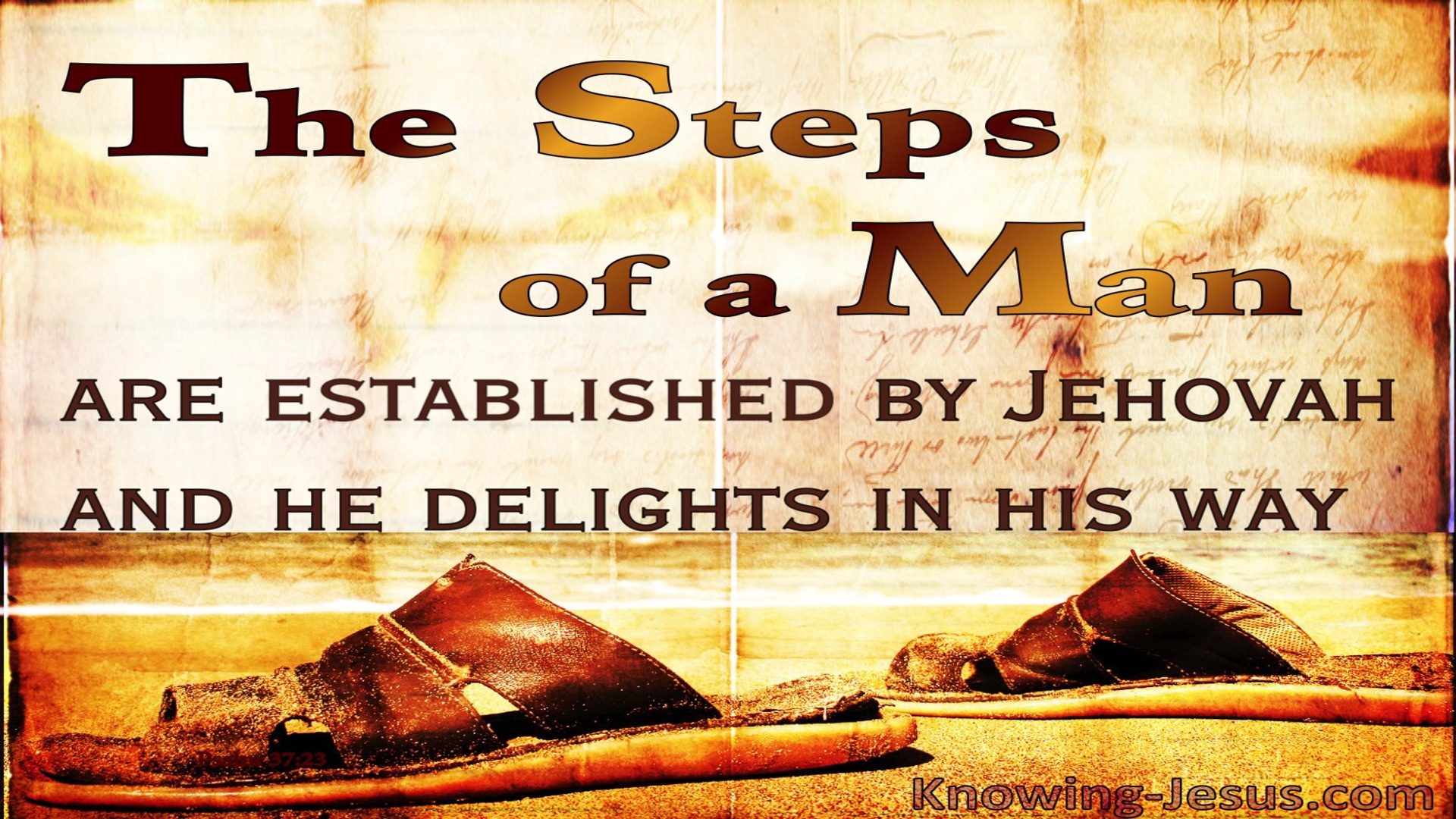 Psalm 37:23 Timely Steps (devotional)03:22 (gold)